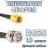 Кабельная сборка 50 Ом на RG-58 с разъемами BNC-male - RP-SMA-male, 15 метров