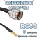 Кабельная сборка 50 Ом на RG-58 с разъемами UHF-male - MCX-male, 9 метров