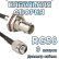 Кабельная сборка 50 Ом на RG-58 с разъемами TNC-male - BNC-female, 9 метров