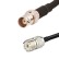 Кабельная сборка RG-213 с разъемами UHF-female - BNC-female, 5 метров
