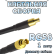 Кабельная сборка 50 Ом на RG-58 с разъемами MCX-male - MCX-female, 1 метр
