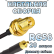 Кабельная сборка 50 Ом на RG-58 с разъемами RP-SMA-female - MMCX-male, 20 метров