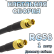 Кабельная сборка 50 Ом на RG-58 с разъемами MCX-female - MCX-female, 1 метр