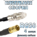 Кабельная сборка 50 Ом на RG-58 с разъемами FME-female - SMB-female, 4 метра