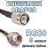 Кабельная сборка 50 Ом на RG-58 с разъемами TNC-male - F-male, 8 метров