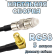 Кабельная сборка 50 Ом на RG-58 с разъемами FME-female - SMA-female (угловой), 5 метров