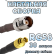 Кабельная сборка 50 Ом на RG-58 с разъемами TNC-female - MCX-female, 30 метров