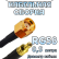 Кабельная сборка 50 Ом на RG-58 с разъемами RP-SMA-male - SMB-male, 0,5 метра