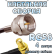 Кабельная сборка 50 Ом на RG-58 с разъемами F-male - SMA-female (угловой), 4 метра