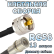 Кабельная сборка 50 Ом на RG-58 с разъемами UHF-male - QMA-male, 13 метров