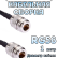 Кабельная сборка 50 Ом на RG-58 с разъемами N-female - N-female, 1 метр