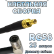 Кабельная сборка 50 Ом на RG-58 с разъемами SMB-male - QMA-male (угловой), 25 метров