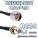 Кабельная сборка 50 Ом на RG-58 с разъемами N-male - F-female, 0,5 метра