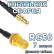 Кабельная сборка 50 Ом на RG-58 с разъемами RP-SMA-female - MCX-male, 7 метров