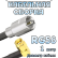 Кабельная сборка 50 Ом на RG-58 с разъемами FME-male - SMA-male (угловой), 1 метр