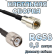 Кабельная сборка 50 Ом на RG-58 с разъемами FME-male - TNC-male, 0,5 метра