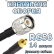Кабельная сборка 50 Ом на RG-58 с разъемами TNC-male - MMCX-male, 14 метров