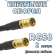 Кабельная сборка 50 Ом на RG-58 с разъемами SMB-female - SMB-female, 2 метра