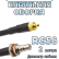 Кабельная сборка 50 Ом на RG-58 с разъемами MMCX-male - QMA-female, 2 метра