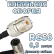 Кабельная сборка 50 Ом на RG-58 с разъемами UHF-female - QMA-male (угловой), 0,5 метра Кабельная сборка 50 Ом на RG-58 с разъемами UHF-female - QMA-male (угловой), 0,5 метра