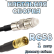 Кабельная сборка 50 Ом на RG-58 с разъемами FME-female - SMB-female, 1 метр