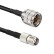 Кабельная сборка 50 Ом на RG-58 с разъемами UHF-male (PL259) - TNC-female, 6 метров