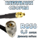 Кабельная сборка 50 Ом на RG-58 с разъемами N-male (угловой) - MMCX-female, 0,5 метра