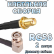 Кабельная сборка 50 Ом на RG-58 с разъемами BNC-male (угловой) - SMA-female, 2 метра Кабельная сборка 50 Ом на RG-58 с разъемами BNC-male (угловой) - SMA-female, 2 метра
