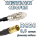 Кабельная сборка 50 Ом на RG-58 с разъемами FME-female - SMB-female, 0,5 метра