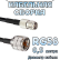 Кабельная сборка 50 Ом на RG-58 с разъемами UHF-male - TNC-female, 0,5 метра