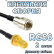 Кабельная сборка 50 Ом на RG-58 с разъемами FME-male - RP-SMA-female, 2 метра