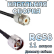 Кабельная сборка 50 Ом на RG-58 с разъемами UHF-female - N-male, 11 метров