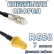 Кабельная сборка 50 Ом на RG-58 с разъемами FME-female - RP-SMA-female, 7 метров