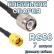 Кабельная сборка 50 Ом на RG-58 с разъемами RP-SMA-male - TNC-male, 7 метров