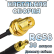 Кабельная сборка 50 Ом на RG-58 с разъемами RP-SMA-female - SMB-male, 30 метров