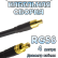 Кабельная сборка 50 Ом на RG-58 с разъемами MCX-male - SMB-male, 4 метра