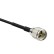 Кабельная сборка 50 Ом на RG-58 с разъемами mini-UHF-male - UHF-male, 0,5 метра