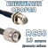 Кабельная сборка 50 Ом на RG-58 с разъемами TNC-male - F-female, 13 метров
