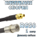 Кабельная сборка 50 Ом на RG-58 с разъемами MMCX-female - QMA-male, 1 метр