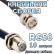 Кабельная сборка 50 Ом на RG-58 с разъемами BNC-male - F-female, 10 метров