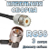 Кабельная сборка 50 Ом на RG-58 с разъемами TNC-male (угловой) - UHF-female, 3 метра Кабельная сборка 50 Ом на RG-58 с разъемами TNC-male (угловой) - UHF-female, 3 метра