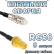 Кабельная сборка 50 Ом на RG-58 с разъемами FME-female - RP-SMA-female, 8 метров