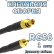 Кабельная сборка 50 Ом на RG-58 с разъемами MCX-female - MMCX-male, 1 метр