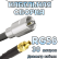Кабельная сборка 50 Ом на RG-58 с разъемами FME-male - MMCX-female, 30 метров