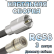 Кабельная сборка 50 Ом на RG-58 с разъемами FME-male - QMA-male, 3 метра