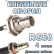 Кабельная сборка 50 Ом на RG-58 с разъемами BNC-female - QMA-female, 4 метра