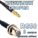 Кабельная сборка 50 Ом на RG-58 с разъемами F-female - MCX-male, 5 метров