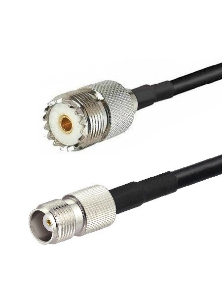 Кабельная сборка RG-213 с разъемами TNC-female - UHF-female, 25 метров