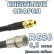 Кабельная сборка 50 Ом на RG-58 с разъемами MMCX-female - QMA-male, 0,5 метра