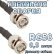 Кабельная сборка 50 Ом на RG-58 с разъемами BNC-male - BNC-male, 0,5 метра